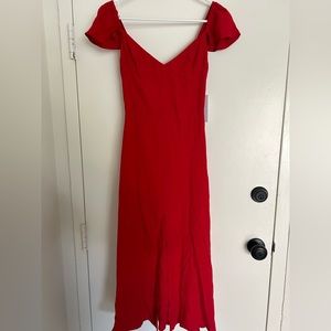 Reformation Baxley in Cherry NWT